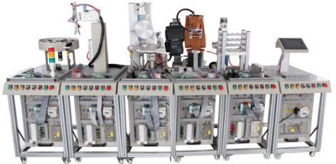 ZN-MPS05型 模块式工业机器人柔性自动化生产线实训系统(五站)