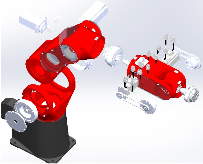 <b>ZNH-IRW03型 工业机器人装调应用与维护实训平台</b>