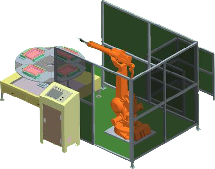 ZNL-TJ02型 工业机器人涂胶工作站