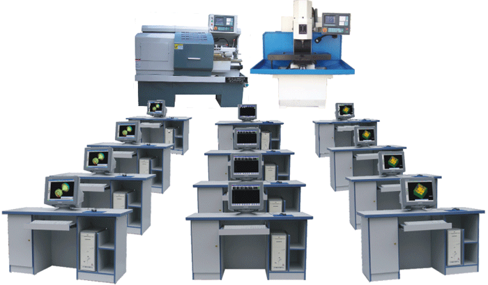 ZN-760A型 网络型教学/生产两用数控机床机电一体化编程实验室
