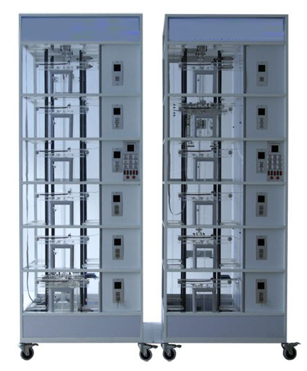 ZN-2DT6型 双联六层透明仿真教学电梯模型