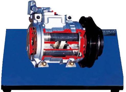 ZN-DY8XNY型 电动空调压缩机与PTC加热模块结构展示教学装置