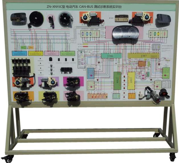 ZN-XNYJC型 电动汽车 CAN-BUS 测试诊断系统实训台
