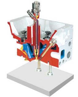 ZN-SJEXHEX型 直喷式发动机气缸盖解剖模型