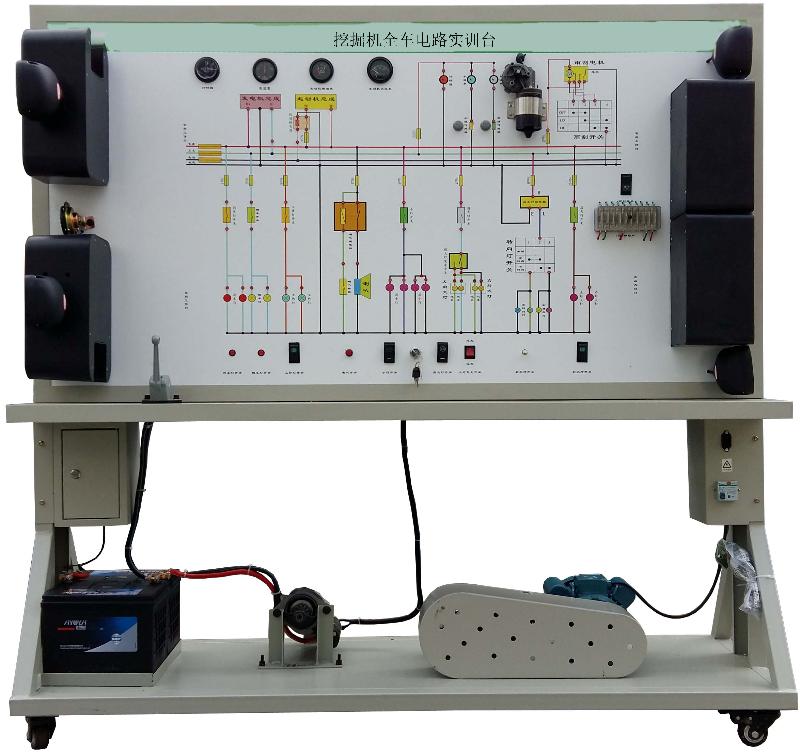 ZN-QOEPMHX型 挖掘机全车电路实训台