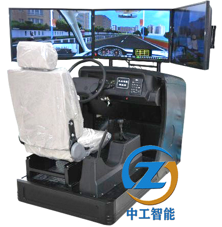 ZN-SP32型　三屏汽车驾驶模拟器（钢塑结构、3台32寸液晶显示器）