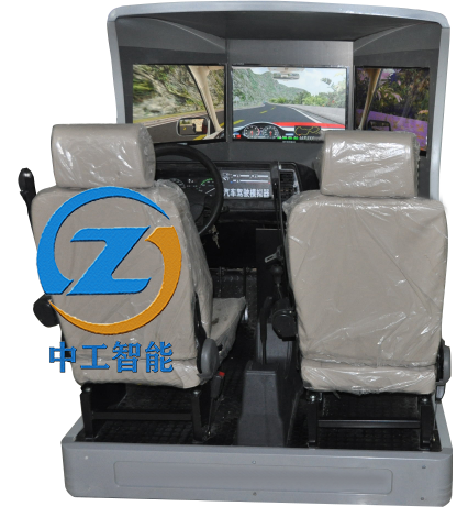 ZN-SP22BS型 三屏汽车驾驶模拟器（全ABS外壳、双人座、3台22寸显示器）