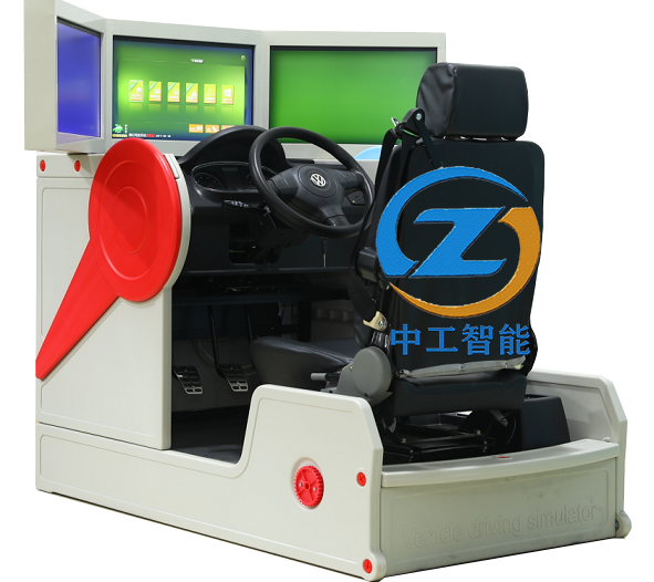 ZN-JXM02SL型 三屏汽车驾驶模拟器(ABS塑料外壳、三台22寸液晶显示器)