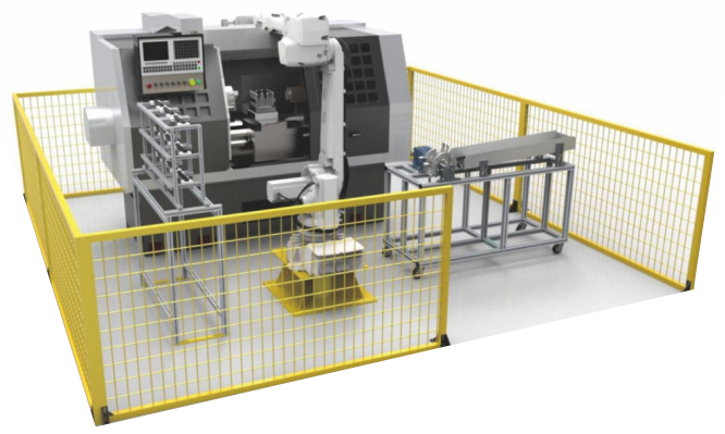 ZN-3526A型 工业机器人与CNC上下料系统控制和应用实训装备