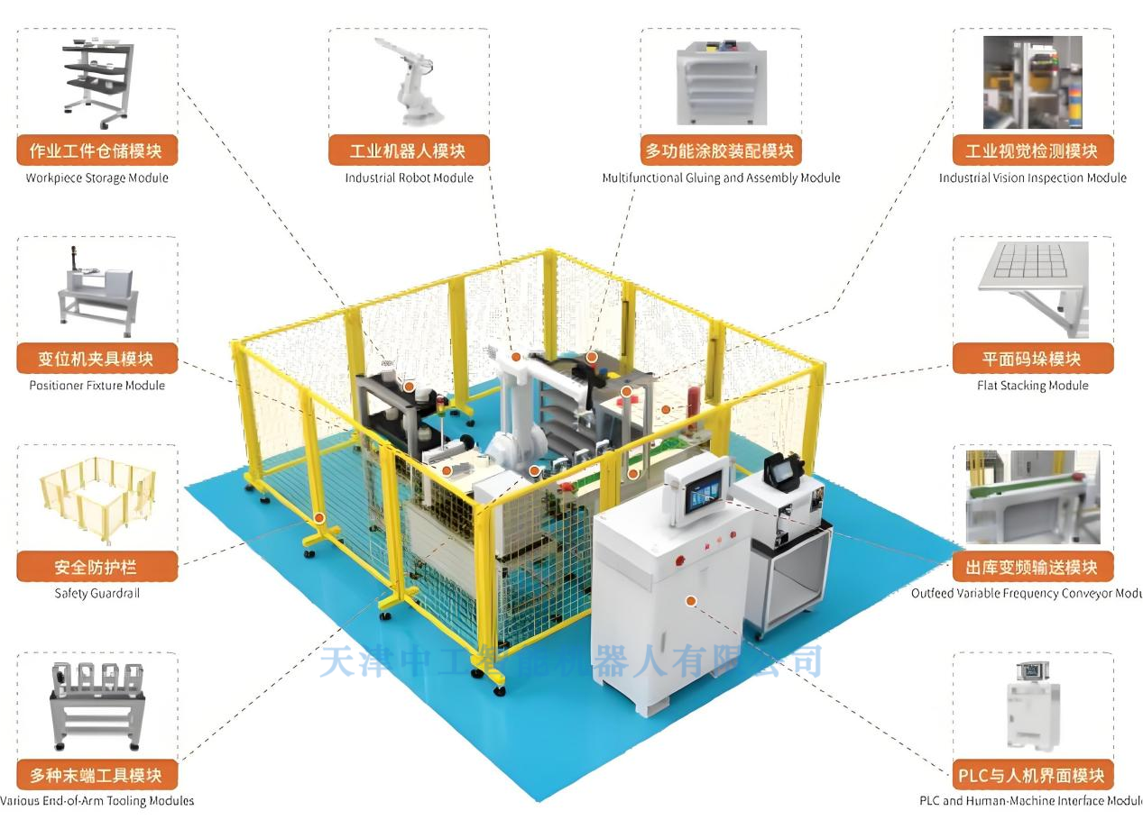 ZNJ-RB02型工业机器人应用工作站